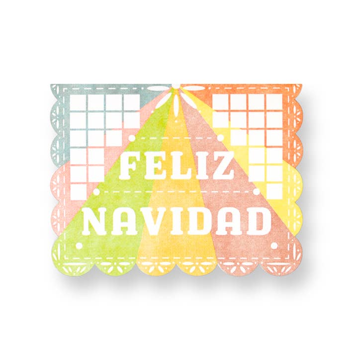 Carte Letterpress Joyeux Noël pour la vente par Letterpress PLAY