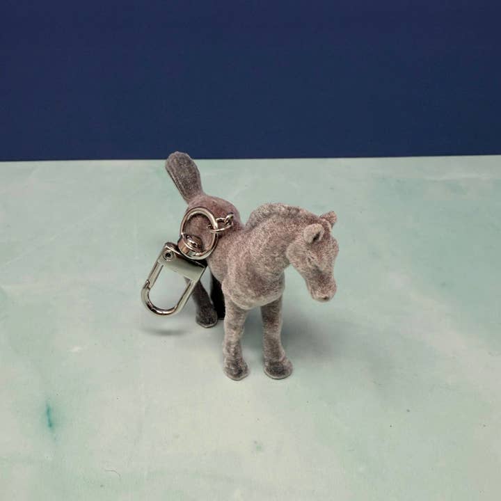 Rainbow Unicorn Birthday Surprise - Wholesale Keychain – Women's - Flocked Horse Keychain – Soft Velvet Pony Bag Charm2