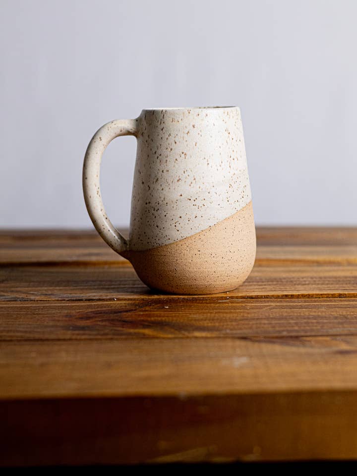 Ceramic Tall Round-Bottom Mug - 16 ounce mug for wholesale by Hands On Ceramics