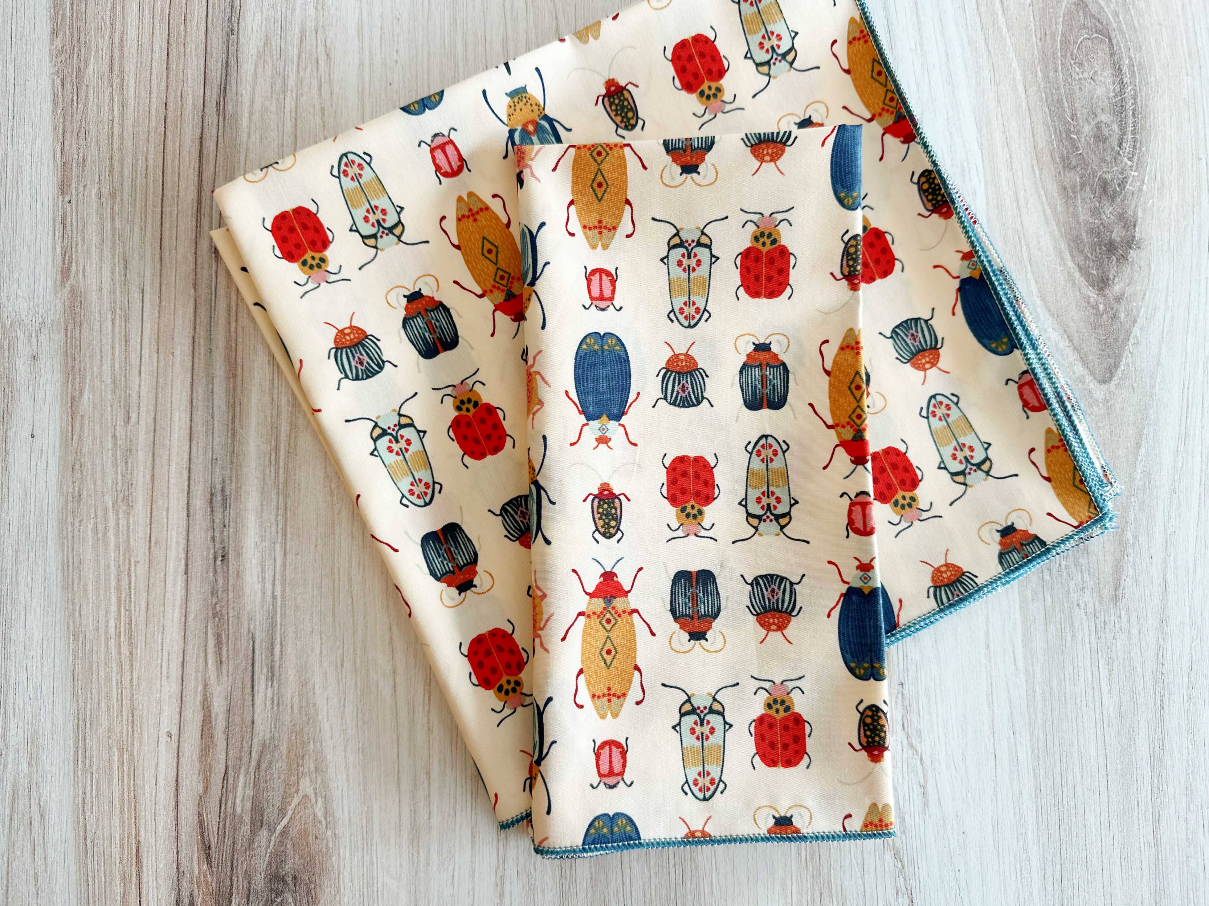Dot and Army – wholesale Dinner & cloth napkin – Beetle Cloth Napkins, set of four1