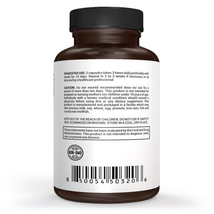 Nutrafirst, Inc - Wholesale Oral Supplement/Vitamin - Parasite Cleanse Complex Herbal Parasite Cleanse Formula by Daily Defense