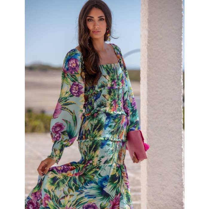 FIORI ELASTIC SUNSET & MOON DRESS and other Purchase Wholesale fiori veri. Free Returns & Net 60 Terms on Faire trending on Faire.