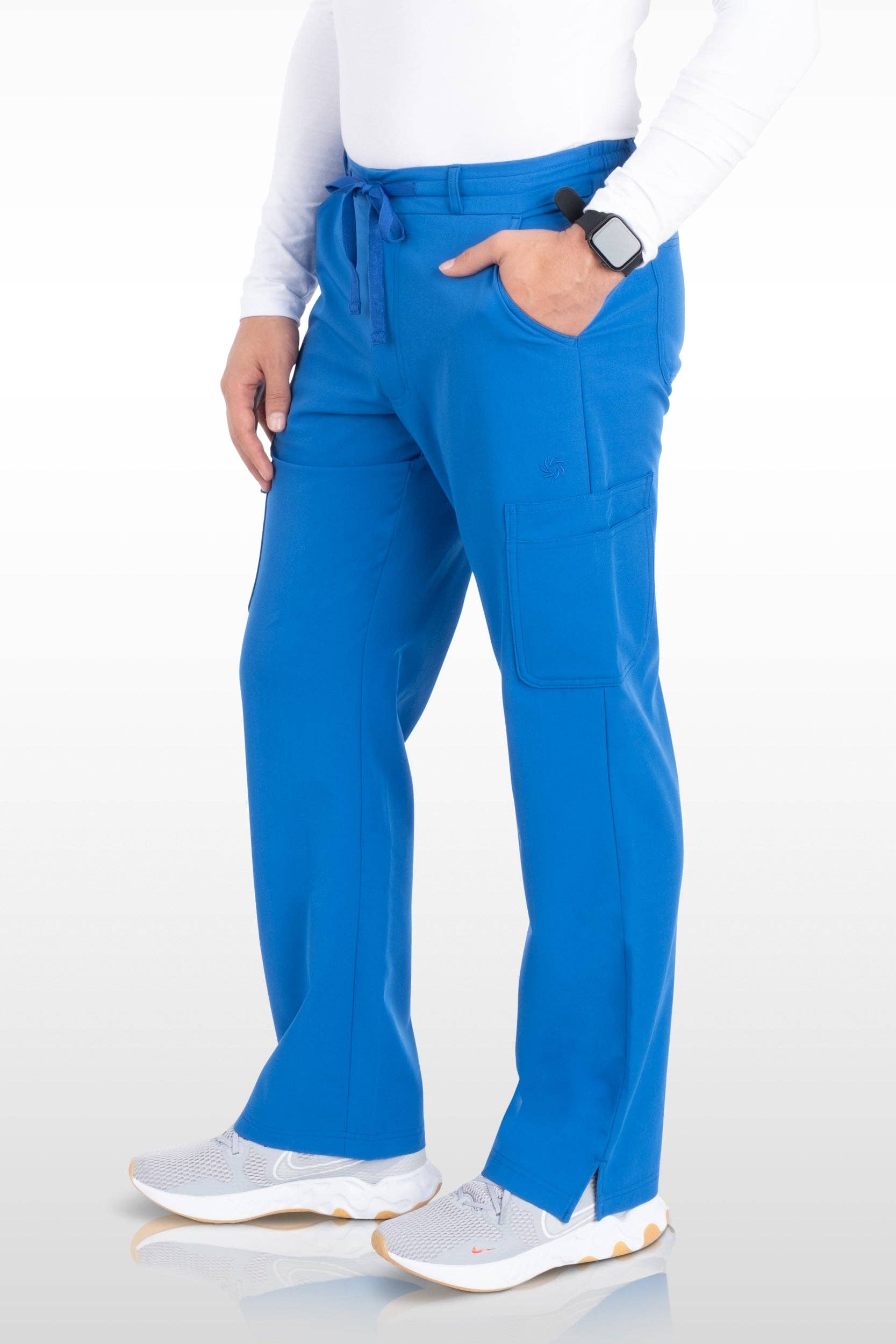 Aura Naturale – Engroshandel Sygeplejeruniform – til mænd – Java Herre French-Fly Scrubs Bukser med 9 lommer (96001)21