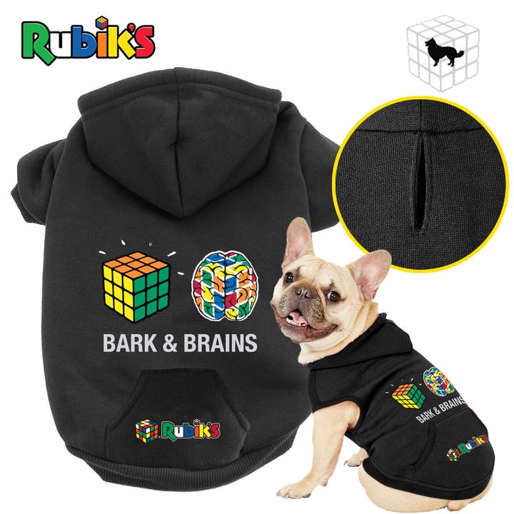 Rubik's Pet Hoodies - Barks and Brains for wholesale by Brand Partners Group