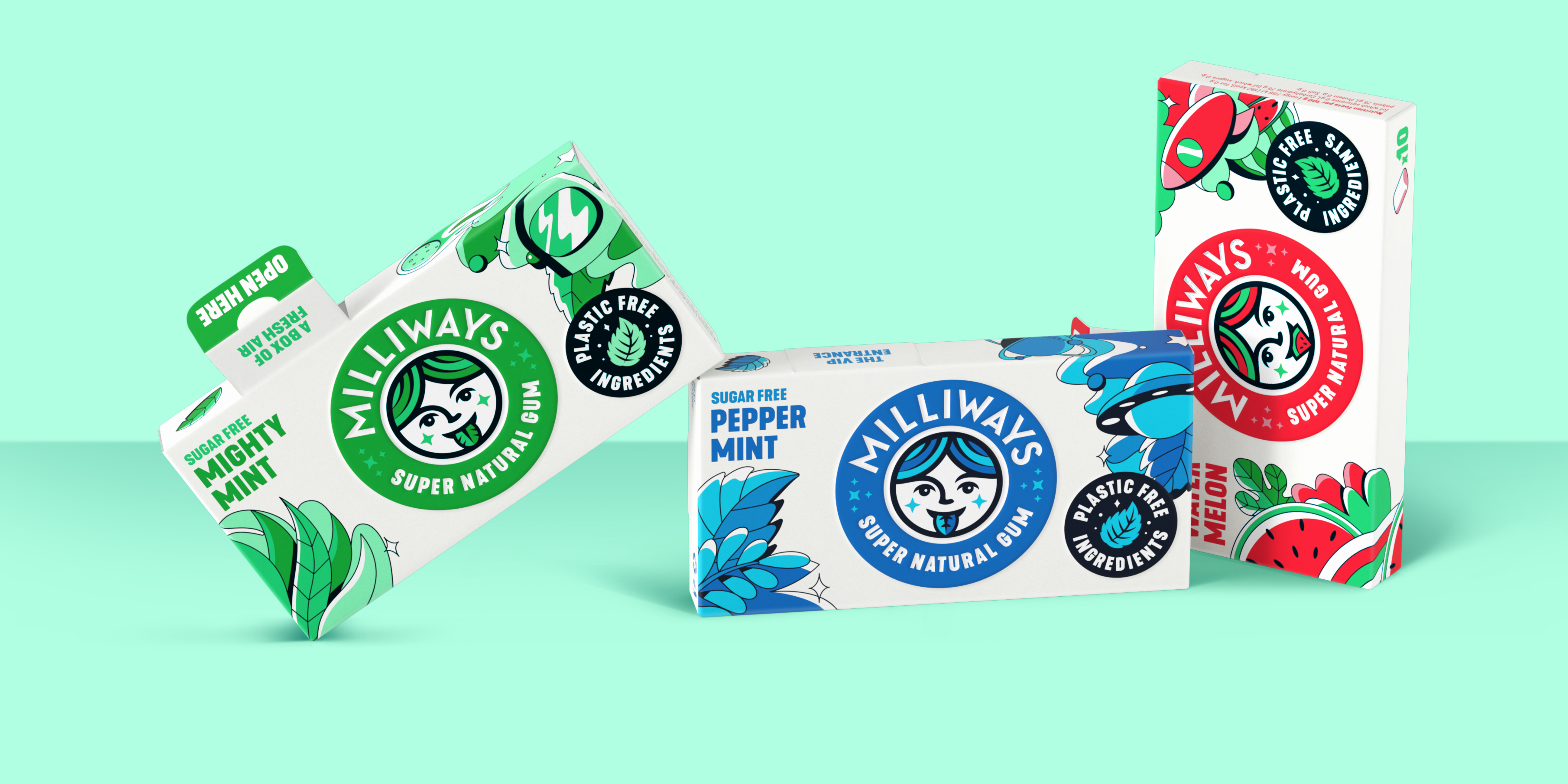 Milliways – wholesale Chewing gum – Mighty Mint3