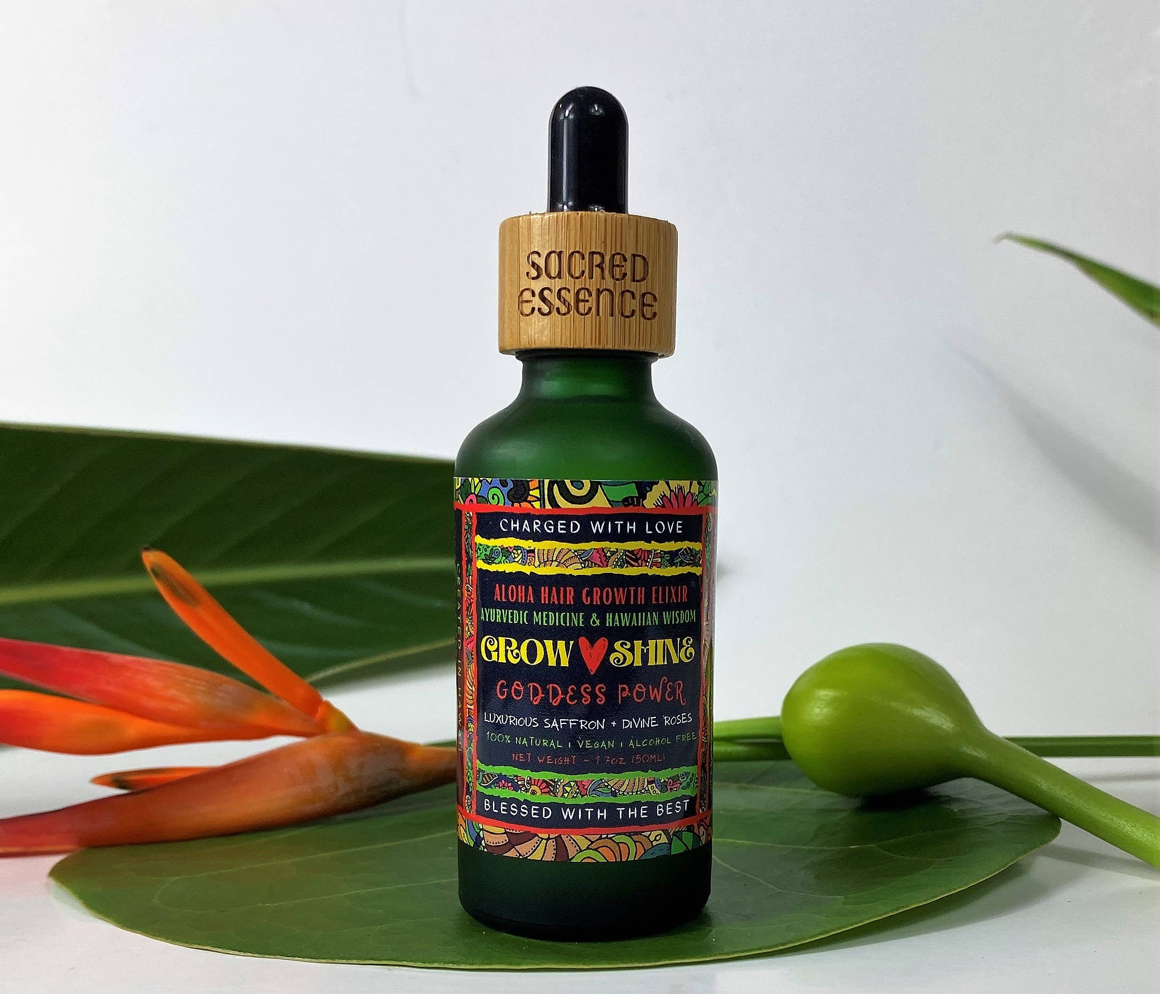 The Sacred Essence – wholesale Hårolja – ALOHA Hårväxt Elixir - Hår & Hårbotten Superpower6