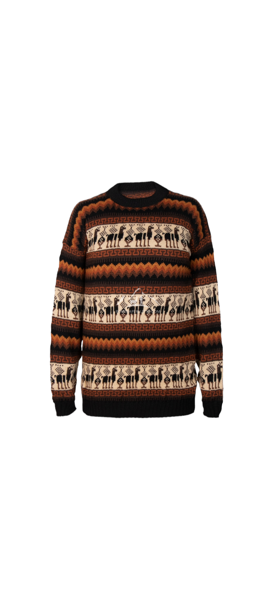 MODA LATINA - Venta al por mayor Jersey de punto - Unisex - Suéter unisex de lana de alpaca con diseño de llamas2