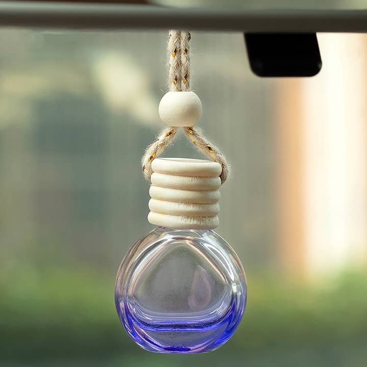 Candles Meta - Wholesale Car Freshener - Unisex - 10ml Colored Round Car Air Freshener Hanging Empty Bottle