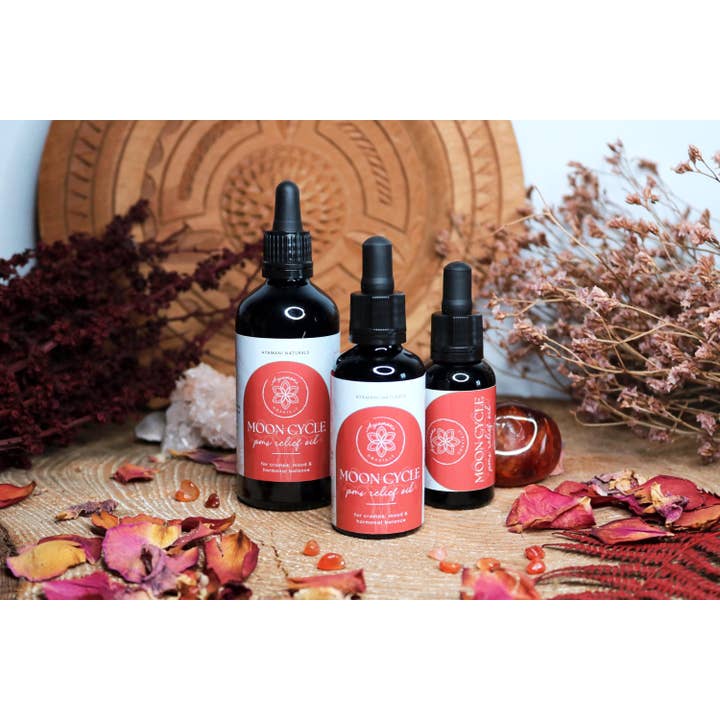 Ayamani Naturals - Wholesale Essential Oil - Moon Cycle PMS Relief Oil with Copaiba, Frankincense & More4