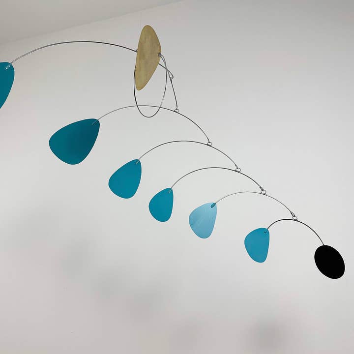 Kelly Design Mobiles - Venta al por mayor Móviles - Móvil | Móvil colgante | Móvil verde azulado y latón3