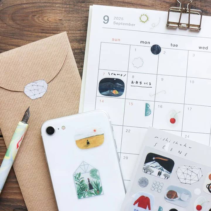 「FUNJI」In Japan - Wholesale Sticker - Nishi Shuku Japanese Sticker Sheets – Garden & SCENE Designs13