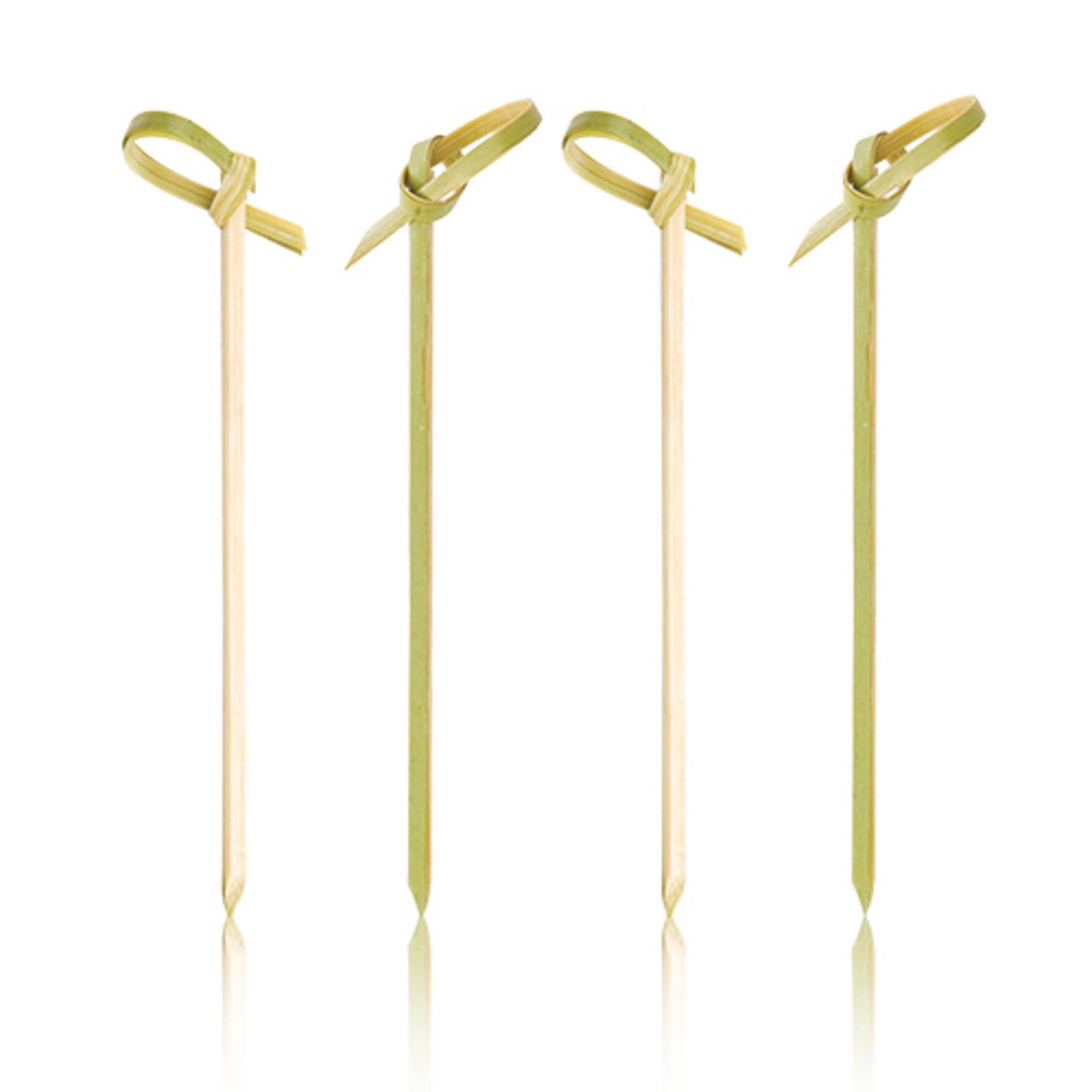 TRUE - Wholesale Cocktail Pick - Party Disposable Knotted Bamboo Appetizer Picks Asst Sizes2