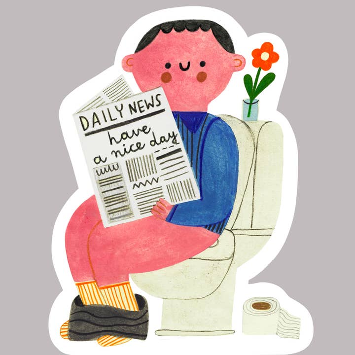 Daria Solak Illustrations - Wholesale Sticker - DAILY NEWS sticker1