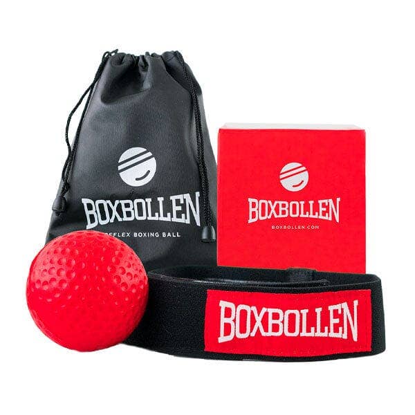 Boxbollen com faixa de cabeça e app - Vermelho Original por atacado de Showcase