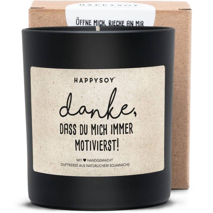 Geurkaars | Bedankt dat je me altijd hebt gemotiveerd! voor wholesale door Happysoy