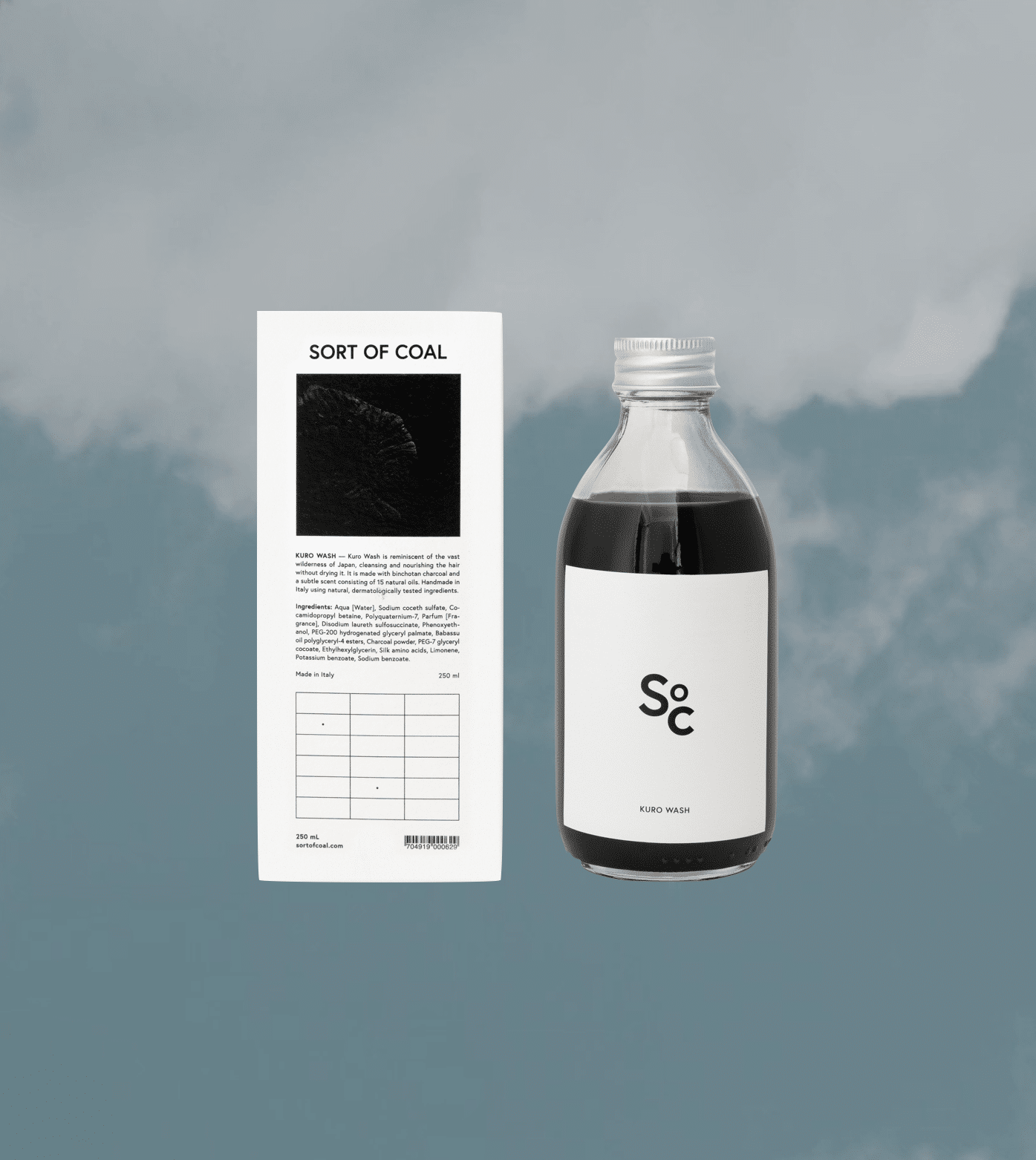 Sort of Coal - Wholesale Body Wash/Shower Gel - Kuro Wash2