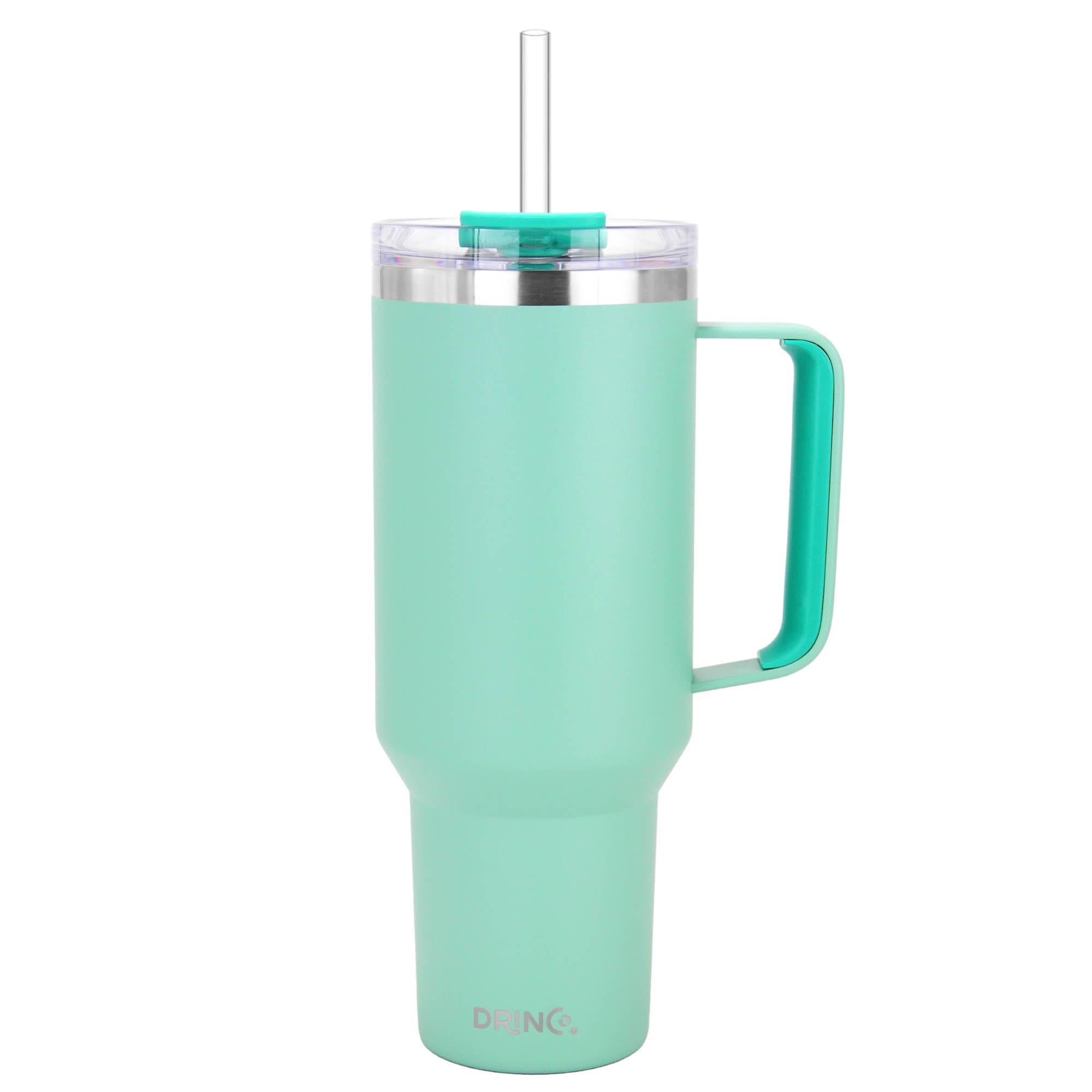 Drinco - Vendita all'ingrosso Bicchiere/tazza termica - Bicchiere termico Drinco BigSur da 40 oz e 30 oz con manico, cannuccia e coperchio flip5