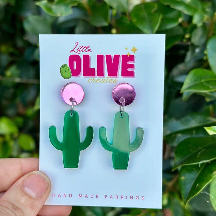 Cactus Mini Dangle Earrings - Nature-Inspired Elegance and other Purchase Wholesale agave for distilling. Free Returns & Net 60 Terms on Faire trending on Faire.