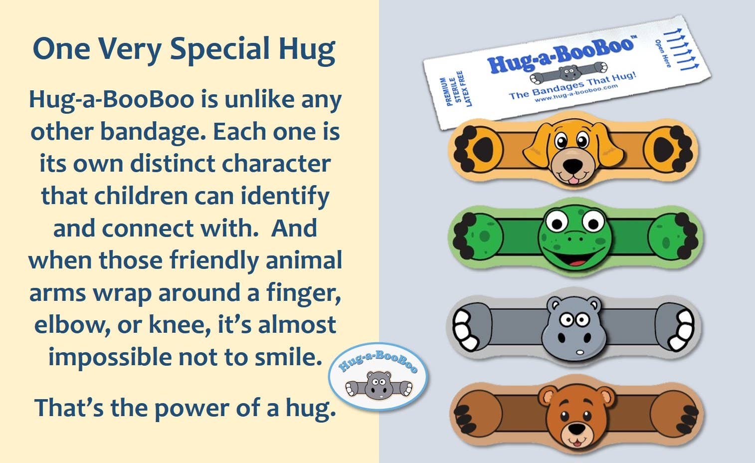 Hug-a-BooBoo - Vendita all'ingrosso Cerotti - Bambini e neonati - Bende Hug-a-BooBoo, confezione da 1003