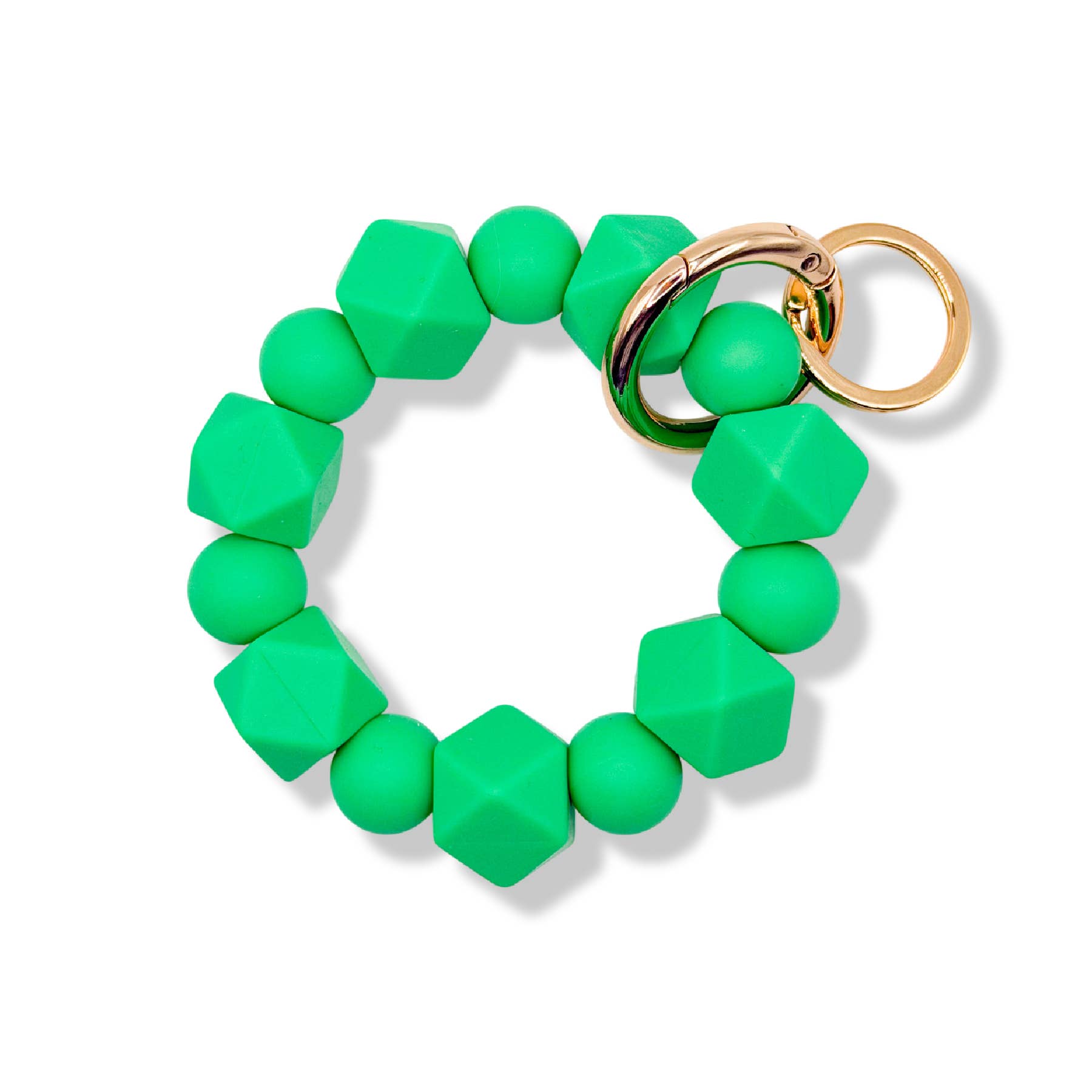 Cleary Lane – wholesale Keychain – Women's – Beaded Wristlet Keychain Hexagon Silicone13