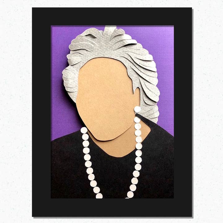Retrato em Arte de Papel: Toni Morrison: Emoldurado, Feito à Mão por atacado de Paper for the People