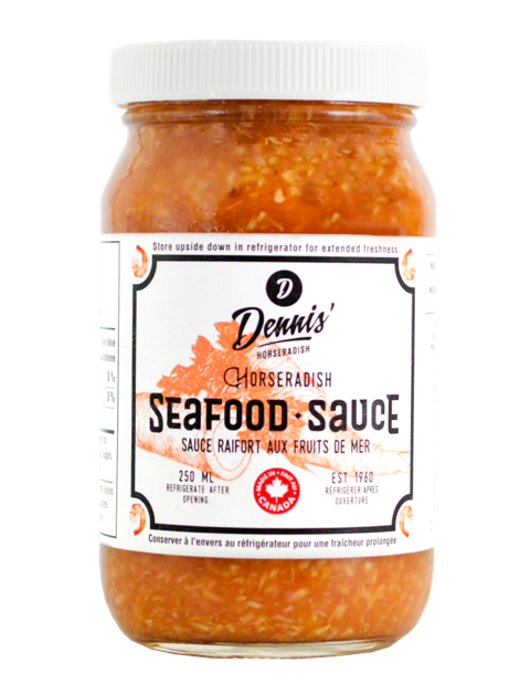 Dennis Horseradish - Wholesale Sauce - Dennis' Horseradish Seafood Sauce1