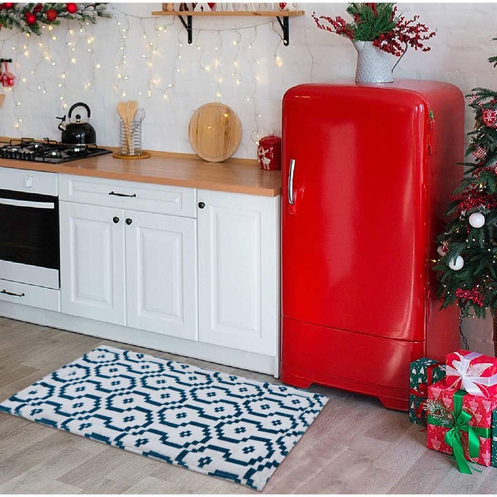 RugSmith - Wholesale Vloermat - RugSmith Teal Cypher-A Anti-vermoeidheid keukenmat, 20 „x36"1