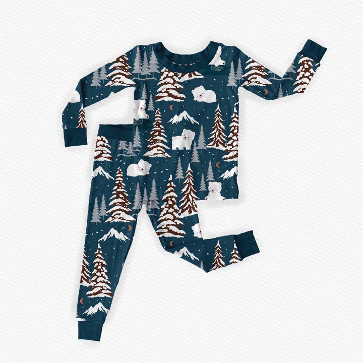 Benny de Beer | Blauwe Kinderpyjama voor wholesale door Penny’s Pixies Kids Pajamas