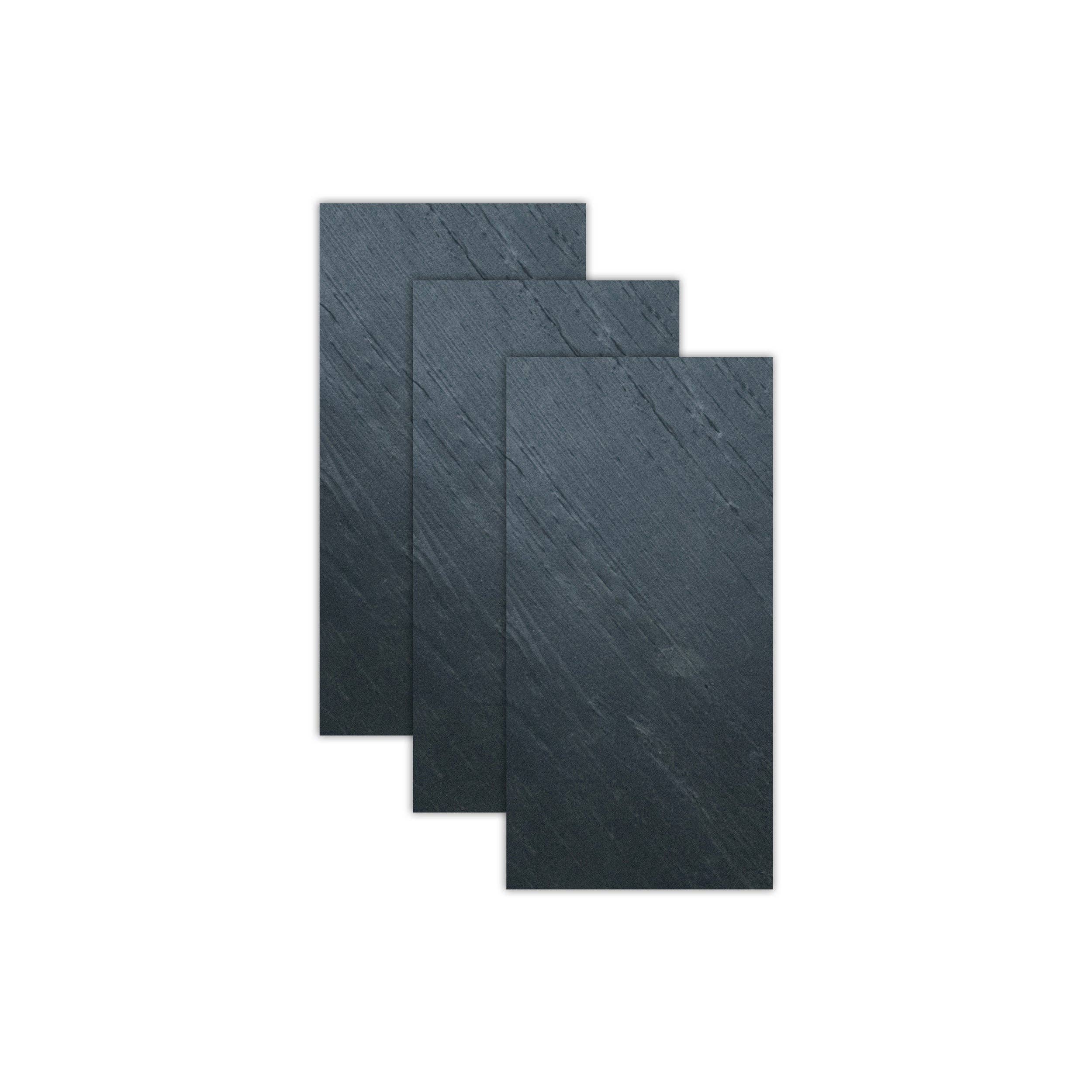 Stoneflex - Wholesale Wall Accent - Shadow Grey - Real Stone Veneer Sheets [Pack of 3]0