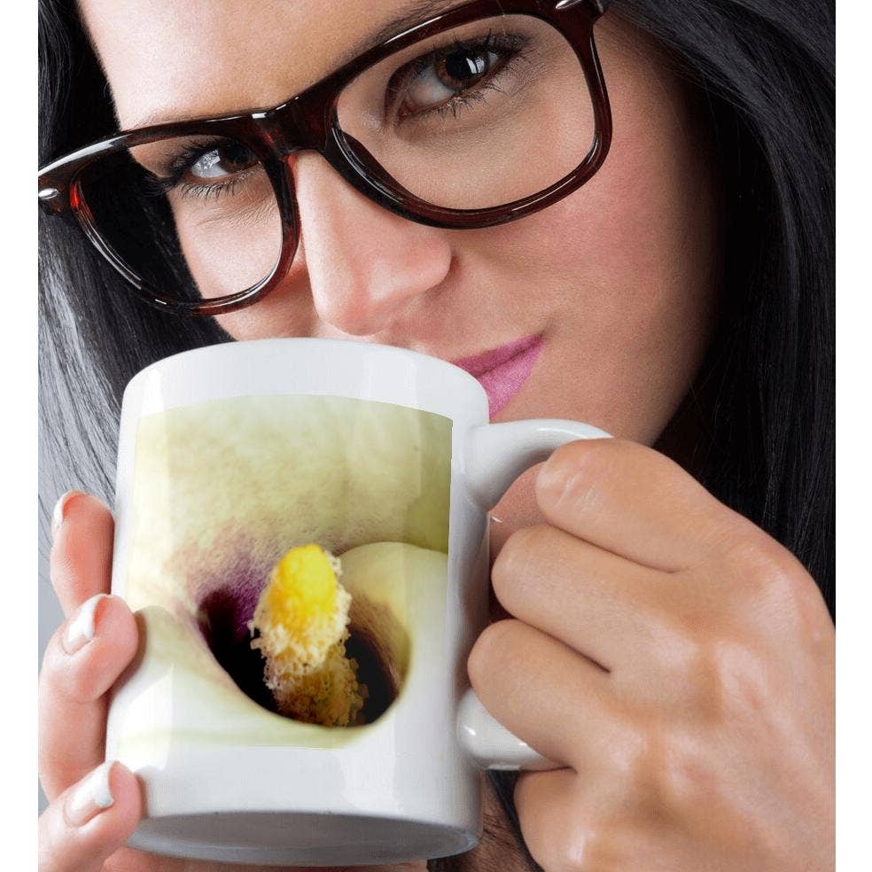 3dRose - Wholesale Coffee Mug - 3dRose, white and yellow calla lily II, Mug9