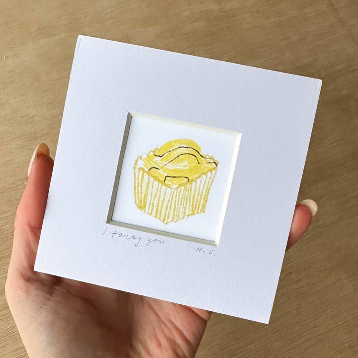 'I Fancy You' Signed Mini Art Print for wholesale by Natalie Cass Art