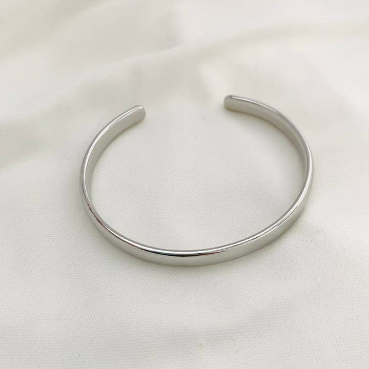 Housegoldjewelry - Venta al por mayor Brazalete - Brazaletes de plata, brazaletes de plata clásicos, brazalete de plata diseñado, brazalete de eslabones cuadrados, brazalete liso, brazalete de uso diario