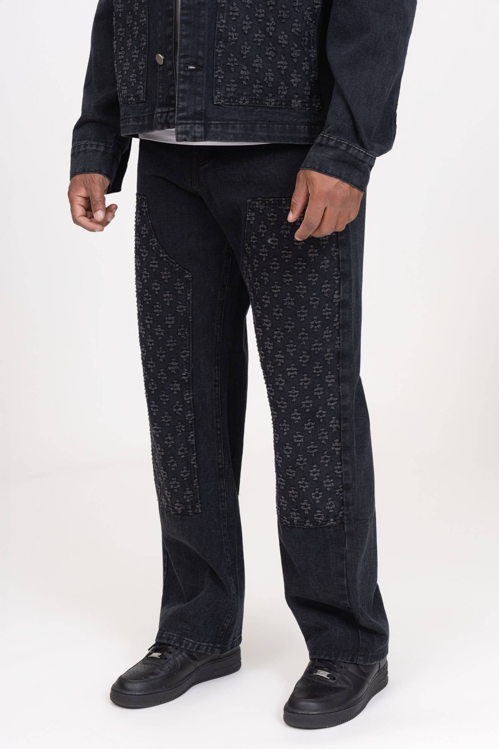 Zayne Paris - Wholesale Top & Pant Set (NOT Loungewear) - Men's - Set with jacket and jeans with pockets tx12477