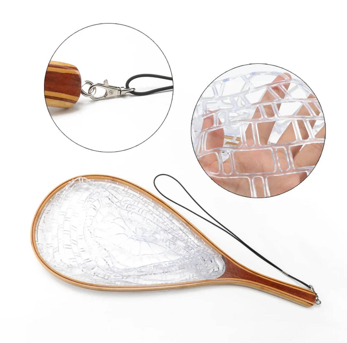 Lighthouse Dwellers - Wholesale Sporting Accessories - Wooden Handheld Fly Fishing Net4