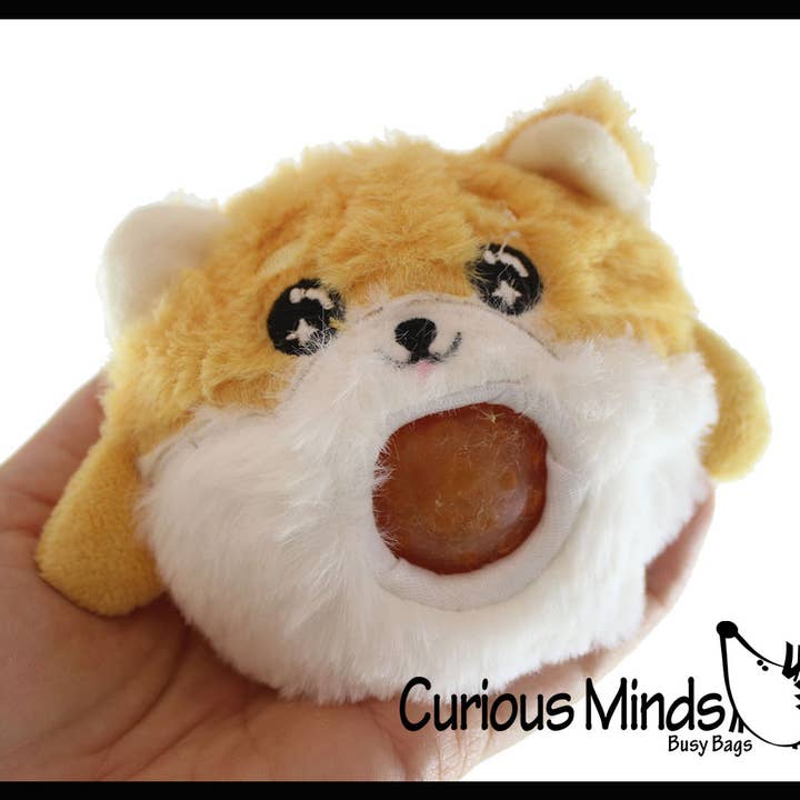Curious Minds Toys - Wholesale Squishy Toy - Kids & Baby - 1 Plush Dog Animal Water Bead Filled Squeeze Stress Balls -
