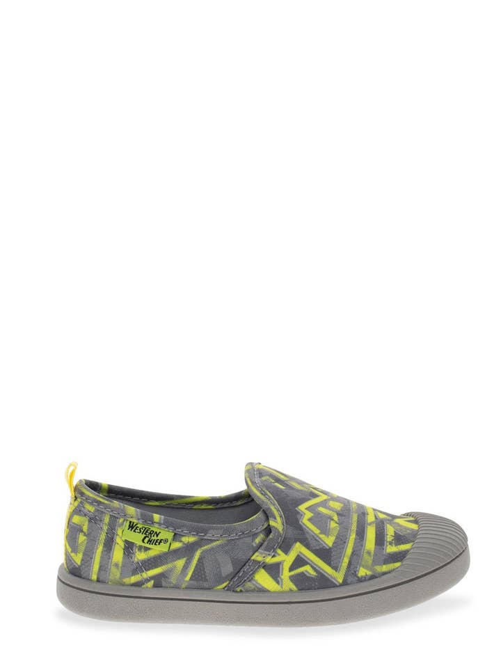 Kids Puddle Lazer Slip On - Gray for wholesale by Western Chief