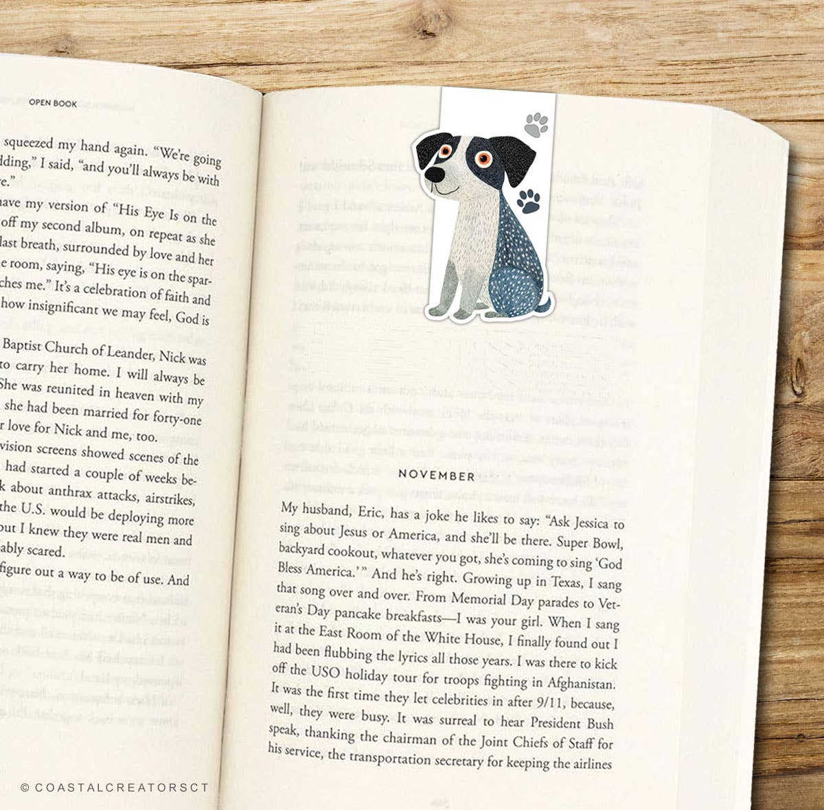 Coastal Creators of Connecticut - Wholesale Bookmark - Terrier Dog Reversible Magnetic Bookmark (Packaged)3