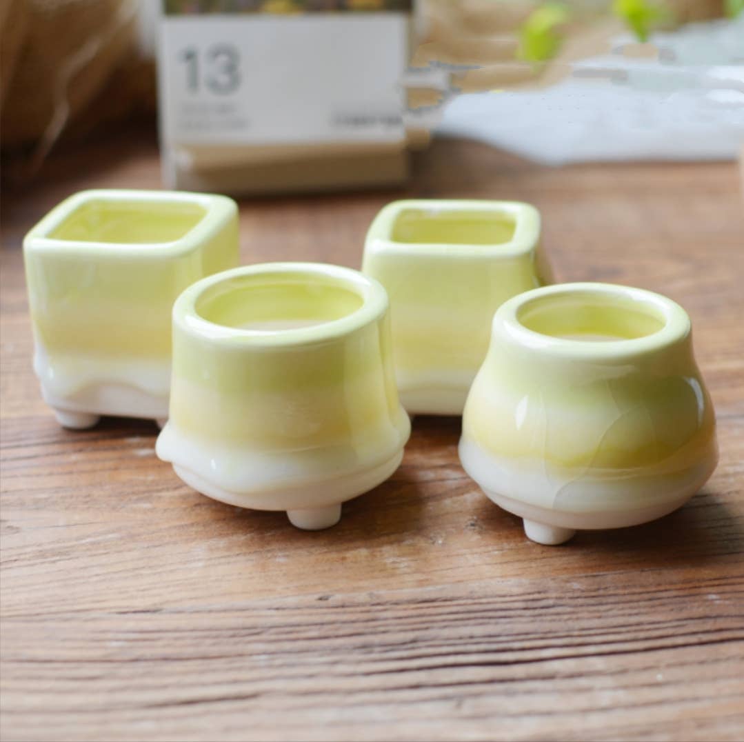 Springer Décor - Wholesale Plantenpot - Druipende Geglazuurde Vingerpotten - 4 Vorm24