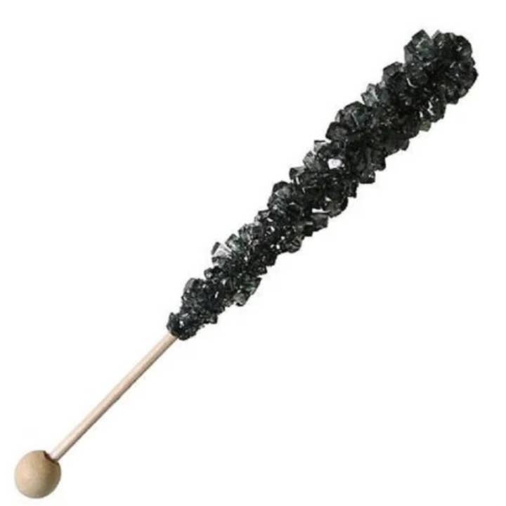 Candy Barn Express - Wholesale Hard Candy - Rock Candy On A Stick - Black Cherry - 36 Ct. Tub