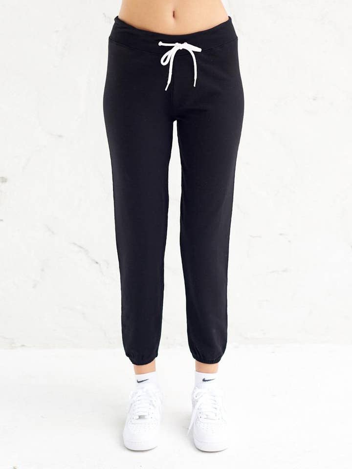 Black Super-soft Vintage Sweatpants for wholesale by Uncommonbasics