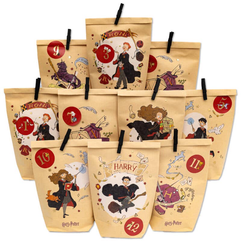Papierdrachen - Wholesale Advent Calendar - Advent calendar bags – Harry Potter kraft paper0