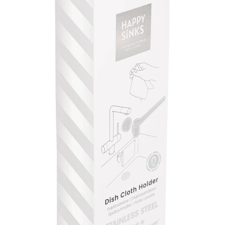 HAPPY SiNKS - Wholesale Kitchen Storage/Organizer - Magnetic Dishcloth Holder - Steel2