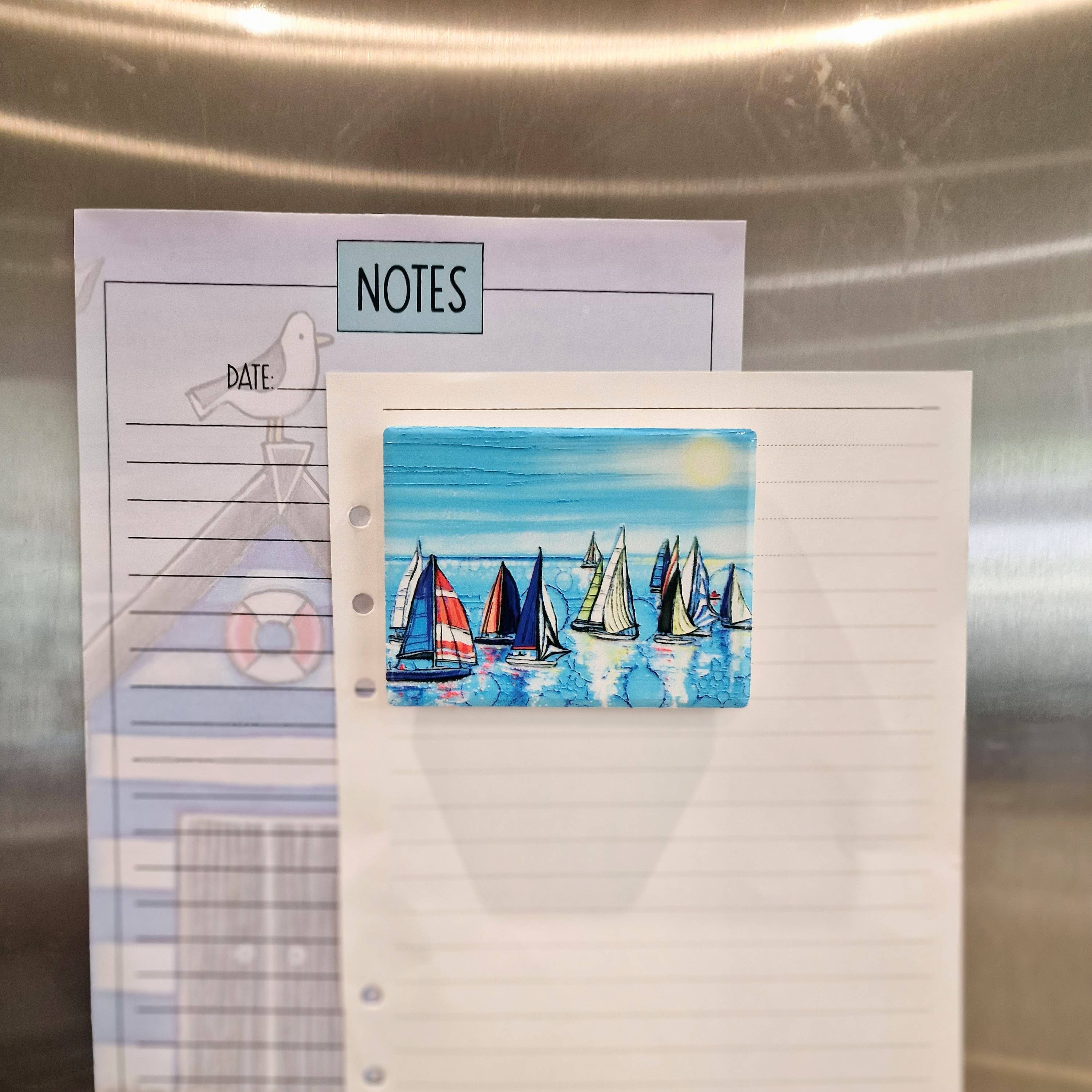 By Jo Crafts - Wholesale Magnet - 83-MG Nautical Regatta Magnet 3