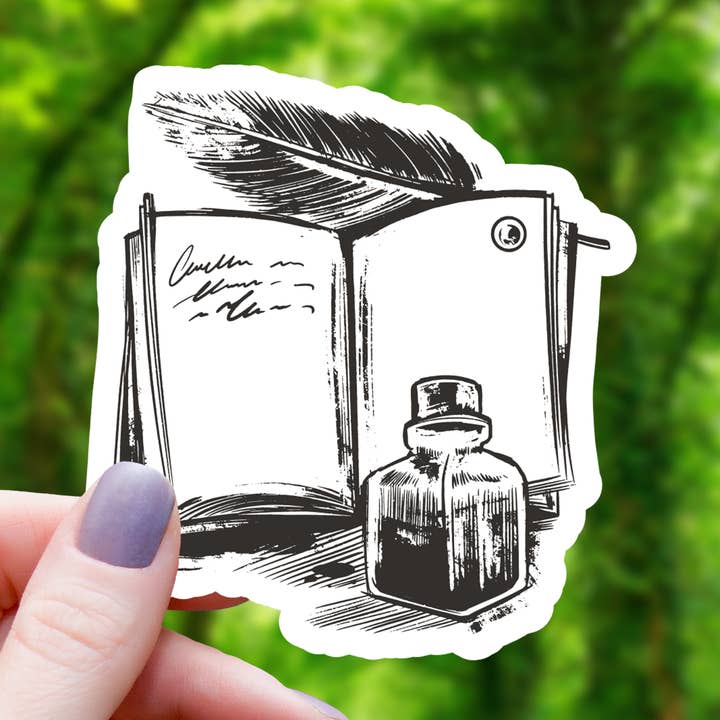 Mimic Gaming Co - Wholesale Sticker - Ink Paper and Quill Sticker - 3"0