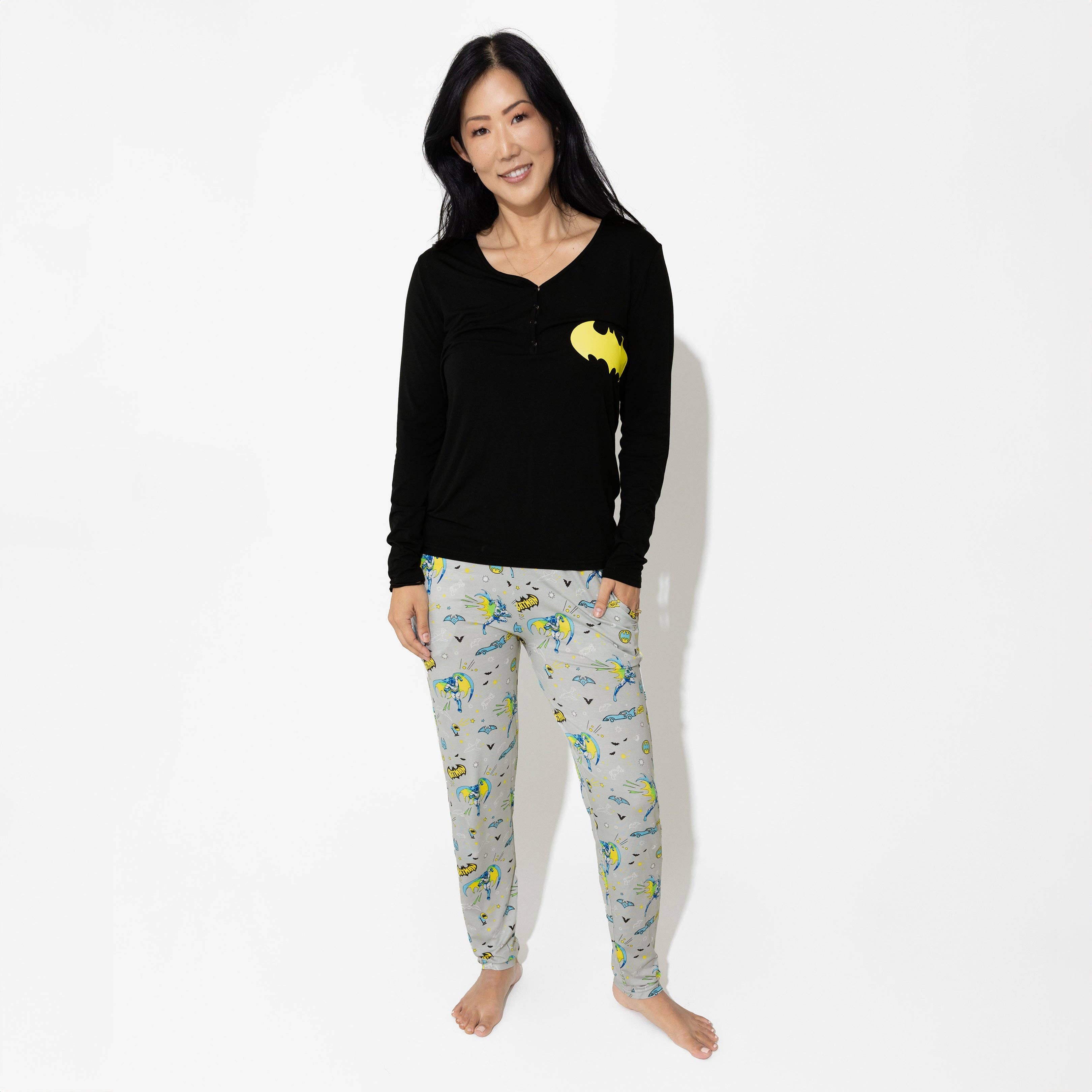Bellabu Bear – wholesale Sleepwear set – Women's – Batman Bamboo Women's Pajama Set6