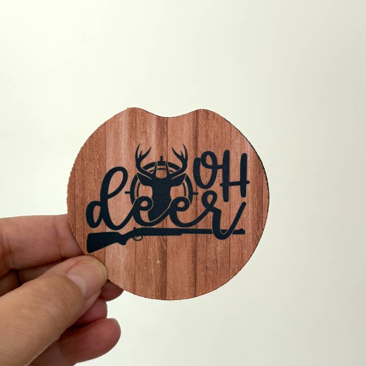 Herten Auto Onderzetter Set, Cadeau voor Jager, Jachtwinkel voor wholesale door Daisy Lane - Hunting, Sports & Beer Gifts