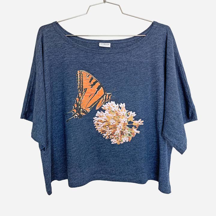 Organic Butterfly Graphic Tee for wholesale by 337 BRAND