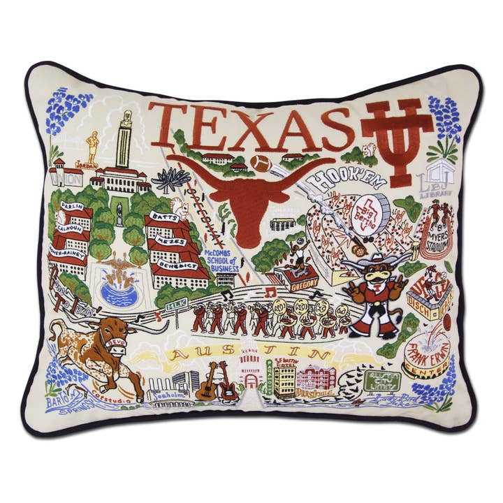 catstudio - Wholesale Throw/Decorative Pillow - Texas, University of Collegiate Embroidered Pillow