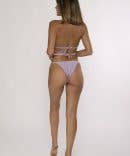 Attitude swimwear – Großhandel Bikini – Damen – Dreieck-Bikini mit Gürtelband, goldfarbenem Ring und Tanga-Slip4