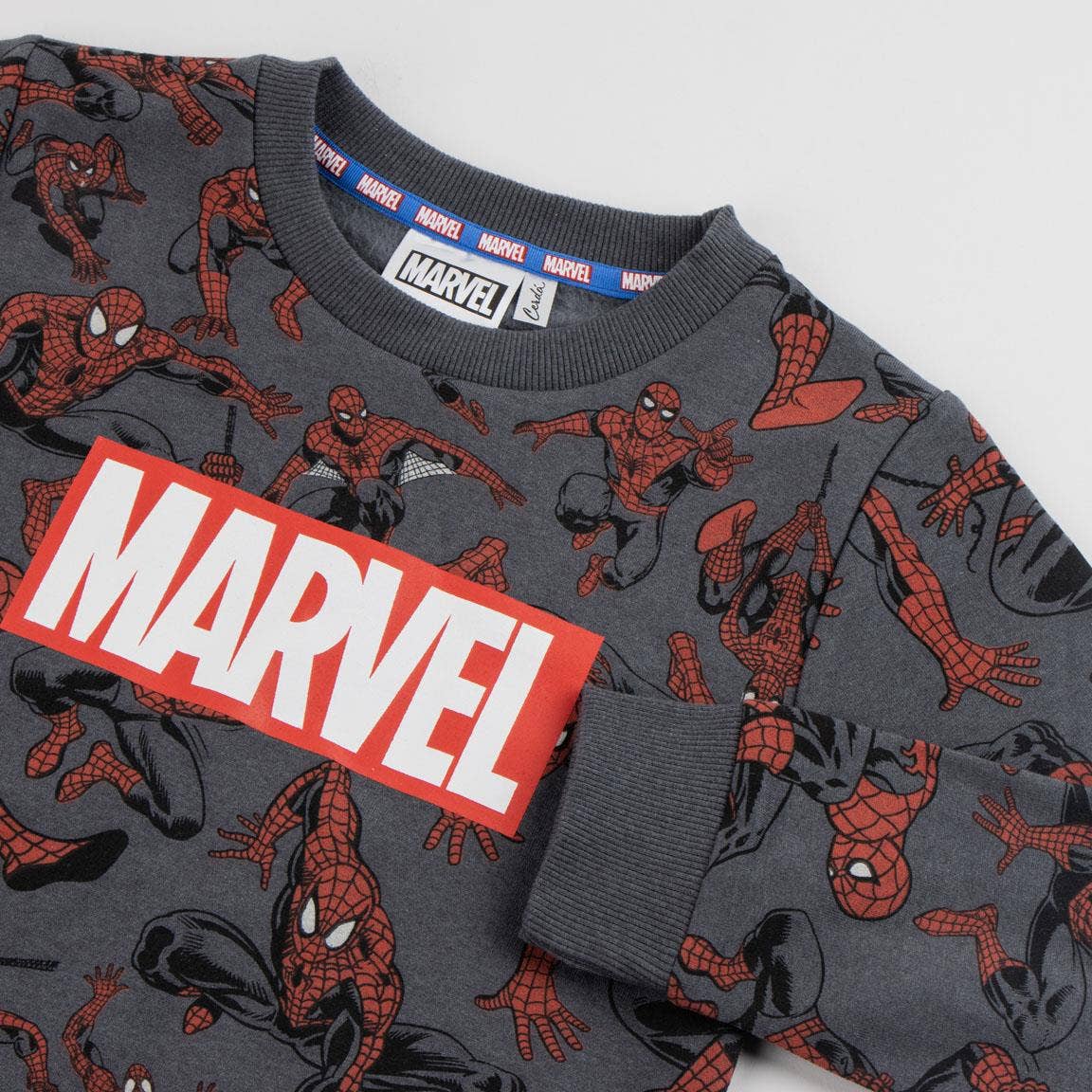 Mastoys, S.L. - Wholesale Sweatshirt - Kids - COTTON BRUSHED SPIDERMAN SWEATSHIRT - 29000029172
